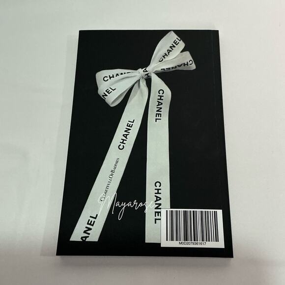 CHANEL Black & White Ribbon Notebook - Picture 2 of 5